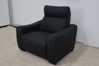 ASPEN BLACK LEATHER RECLINER