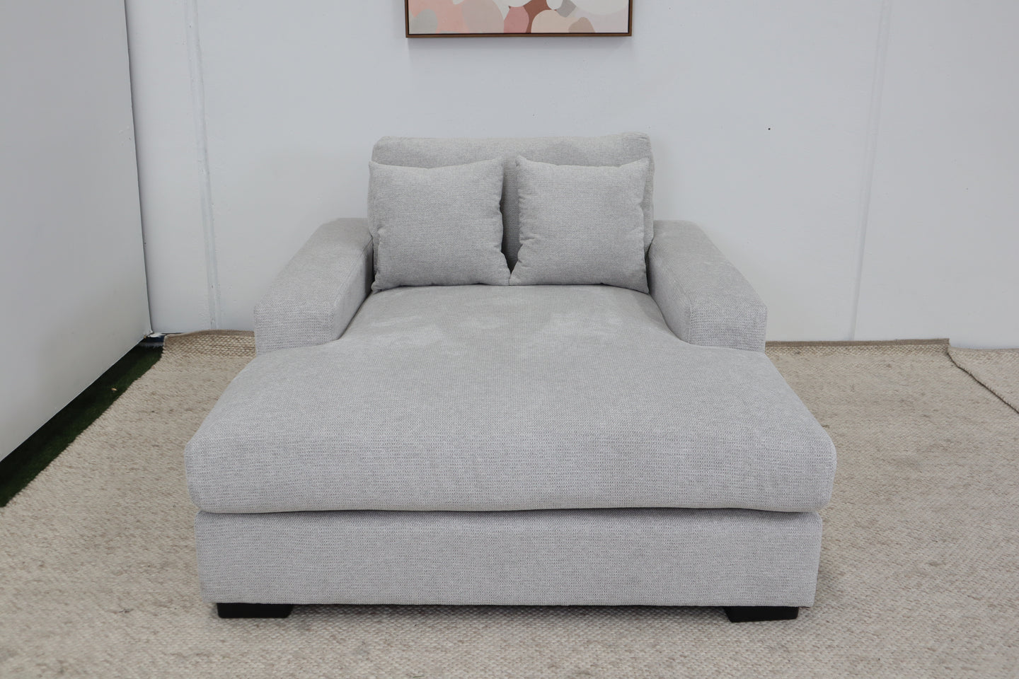 EVE LIGHT GREY SHARE SINGLE CHAISE