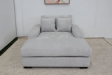 EVE LIGHT GREY SHARE SINGLE CHAISE