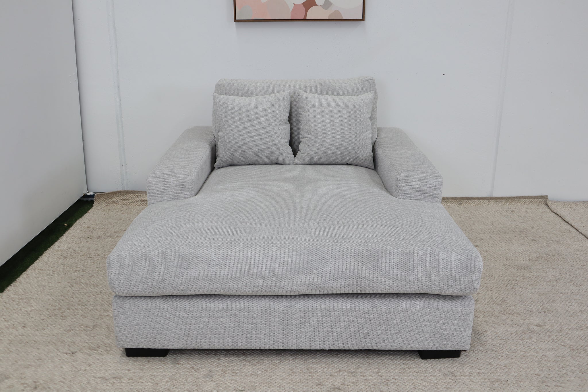 EVE LIGHT GREY SHARE SINGLE CHAISE
