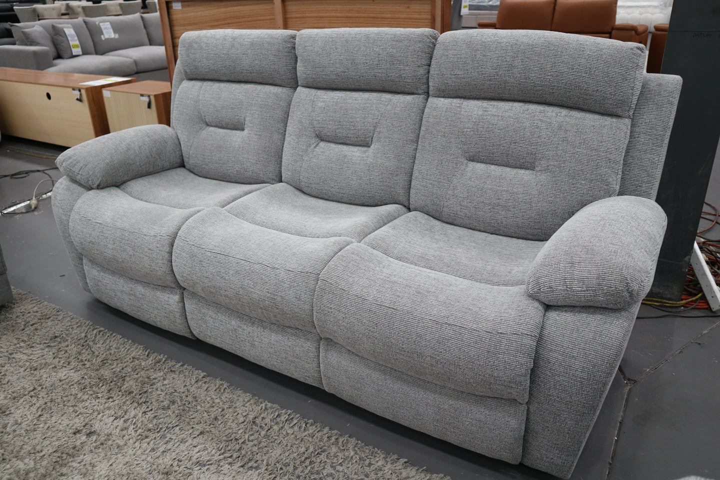 JAMIE GREY 3 SEATER