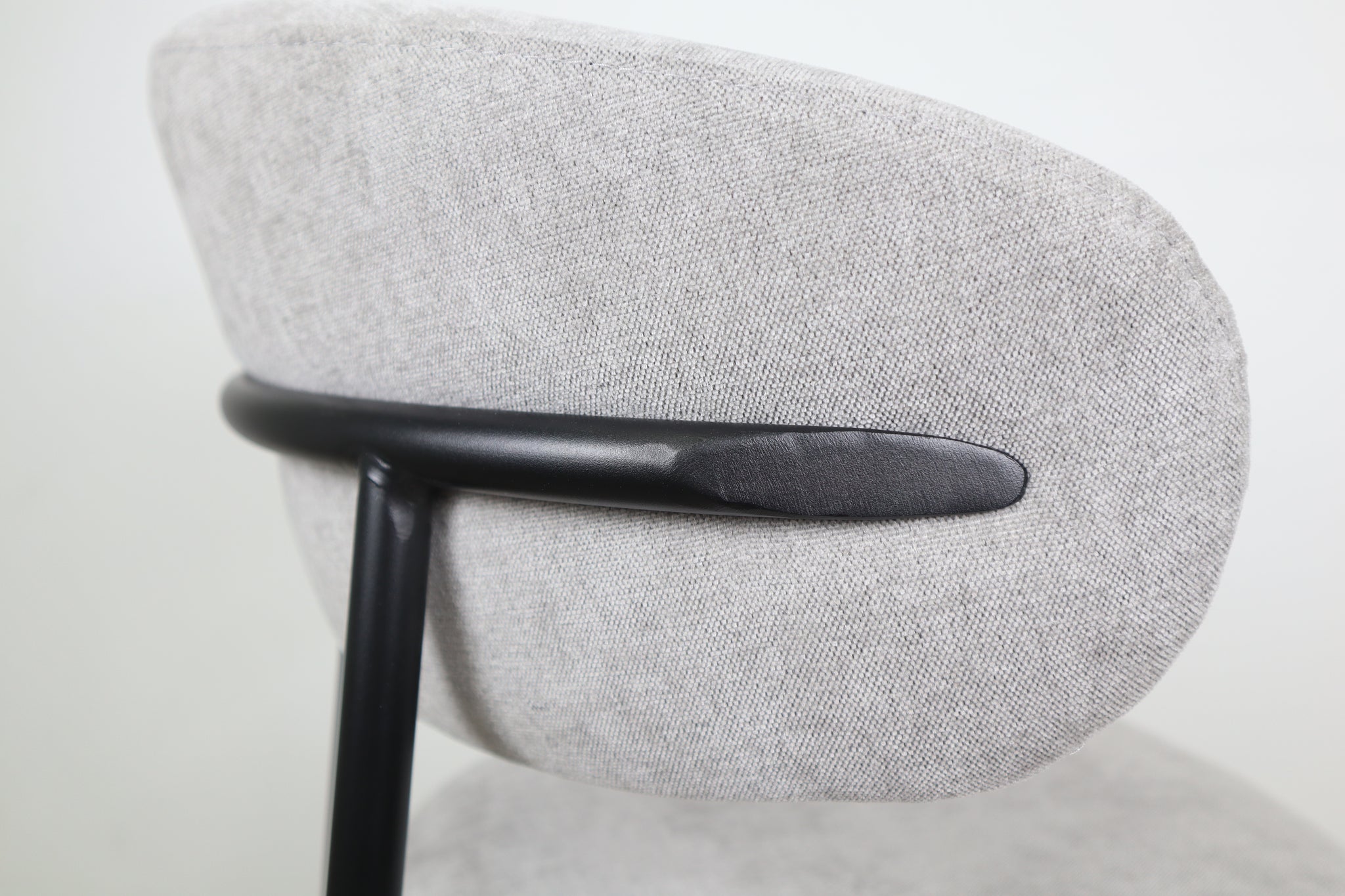 WADE GREY FABRIC DINING CHAIR