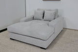 EVE LIGHT GREY SHARE SINGLE CHAISE