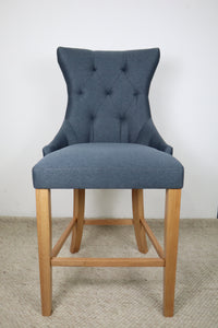 LUCY DENIM FABRIC BAR STOOL
