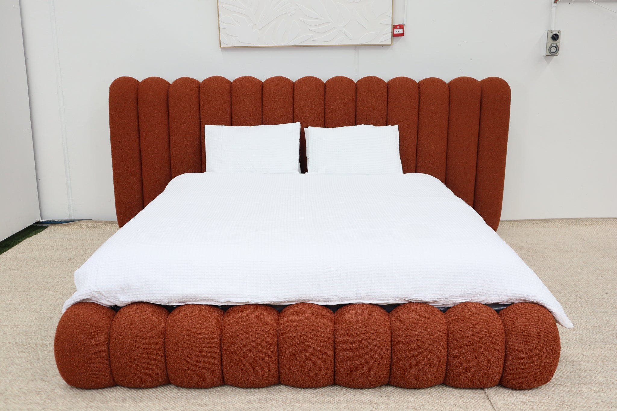 SHAE BURNT ORANGE KING BED