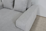 EVE LIGHT GREY SHARE SINGLE CHAISE