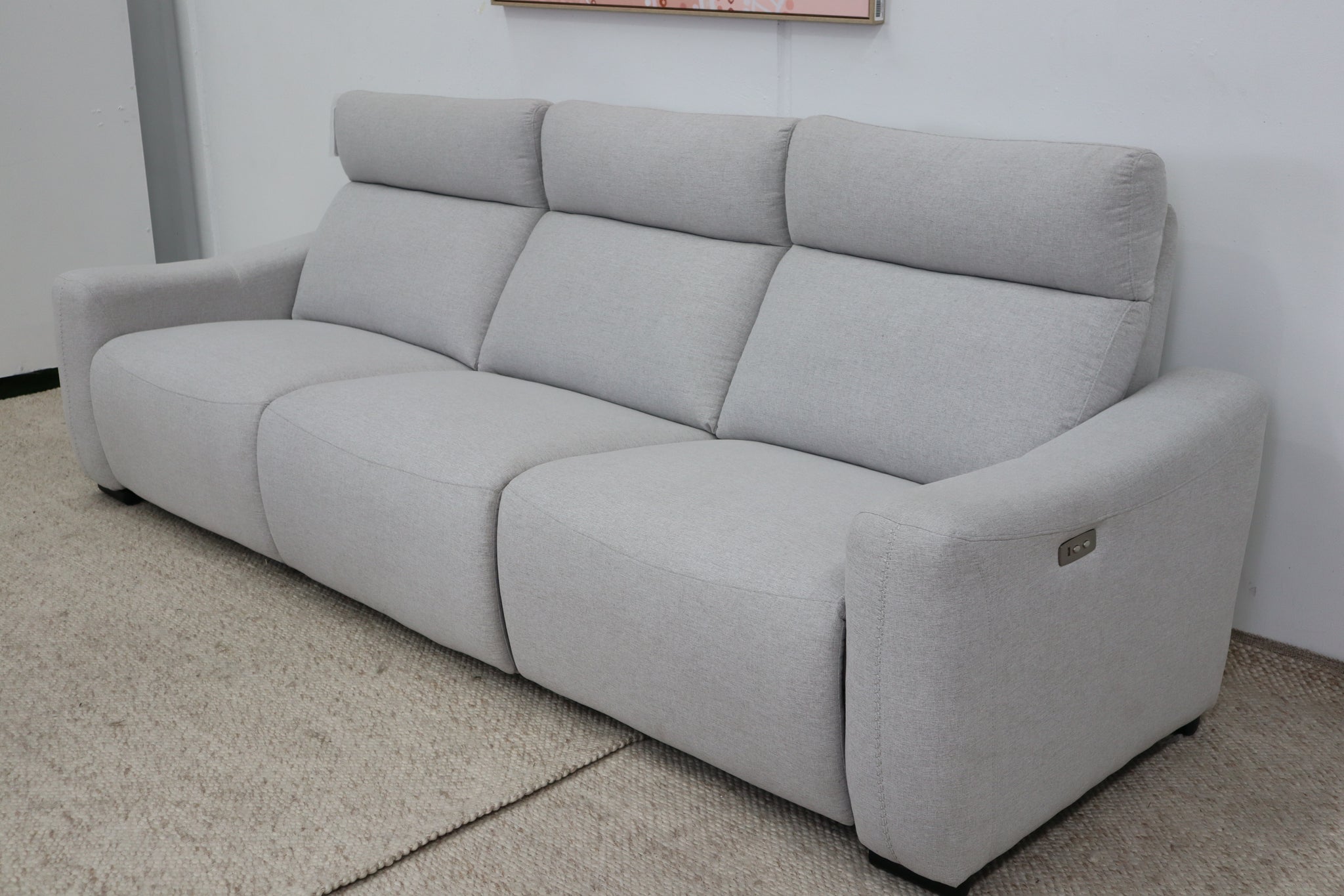ASPEN LIGHT GREY 3 SEATER