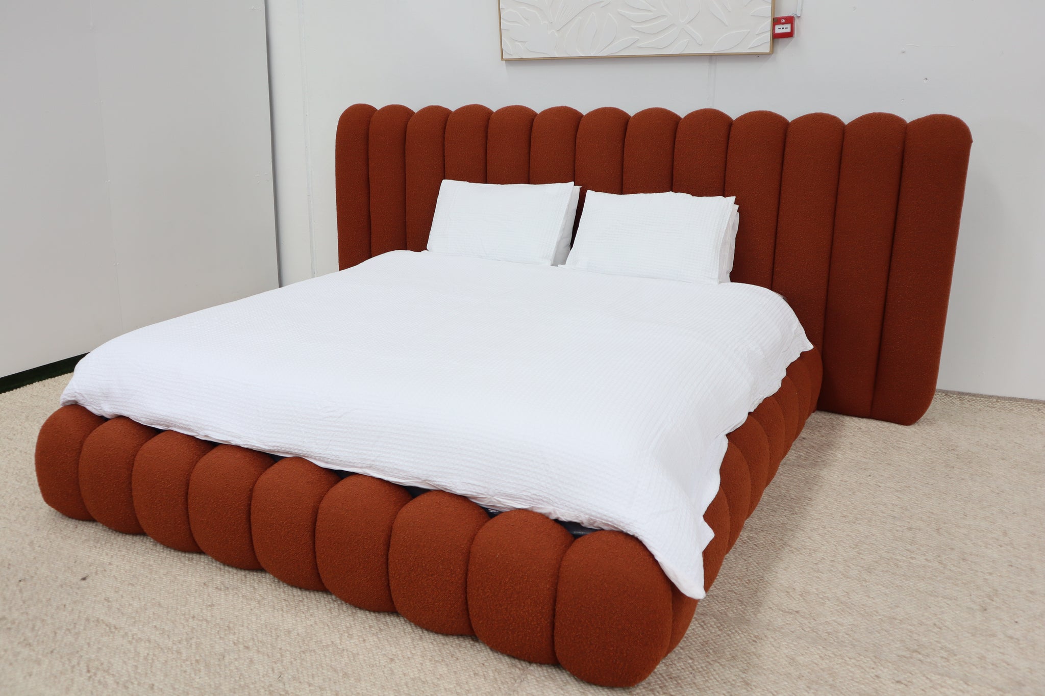 SHAE BURNT ORANGE KING BED