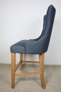 LUCY DENIM FABRIC BAR STOOL