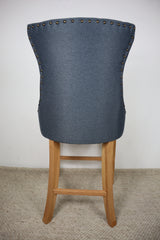 LUCY DENIM FABRIC BAR STOOL