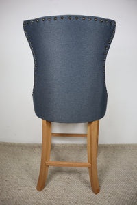 LUCY DENIM FABRIC BAR STOOL