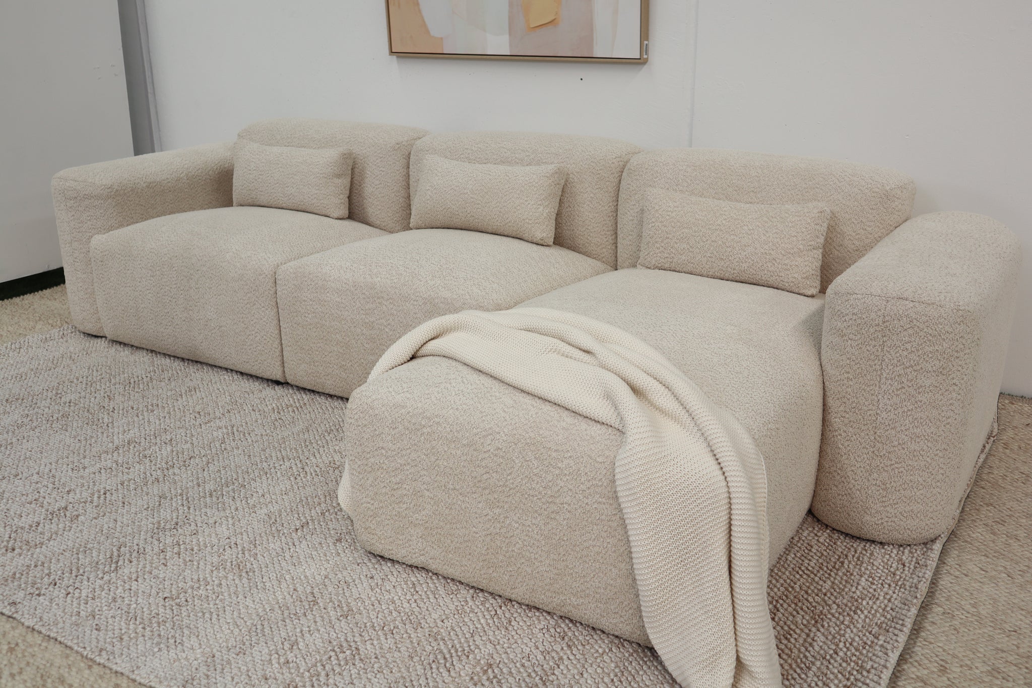 MONTROSE NATURAL 3 SEATER CHAISE