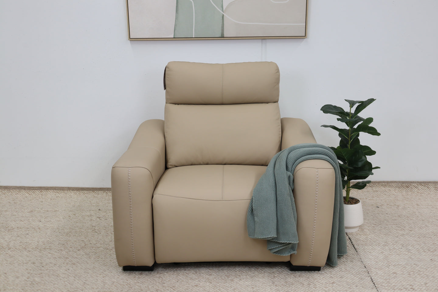 ASPEN BEIGE RECLINER