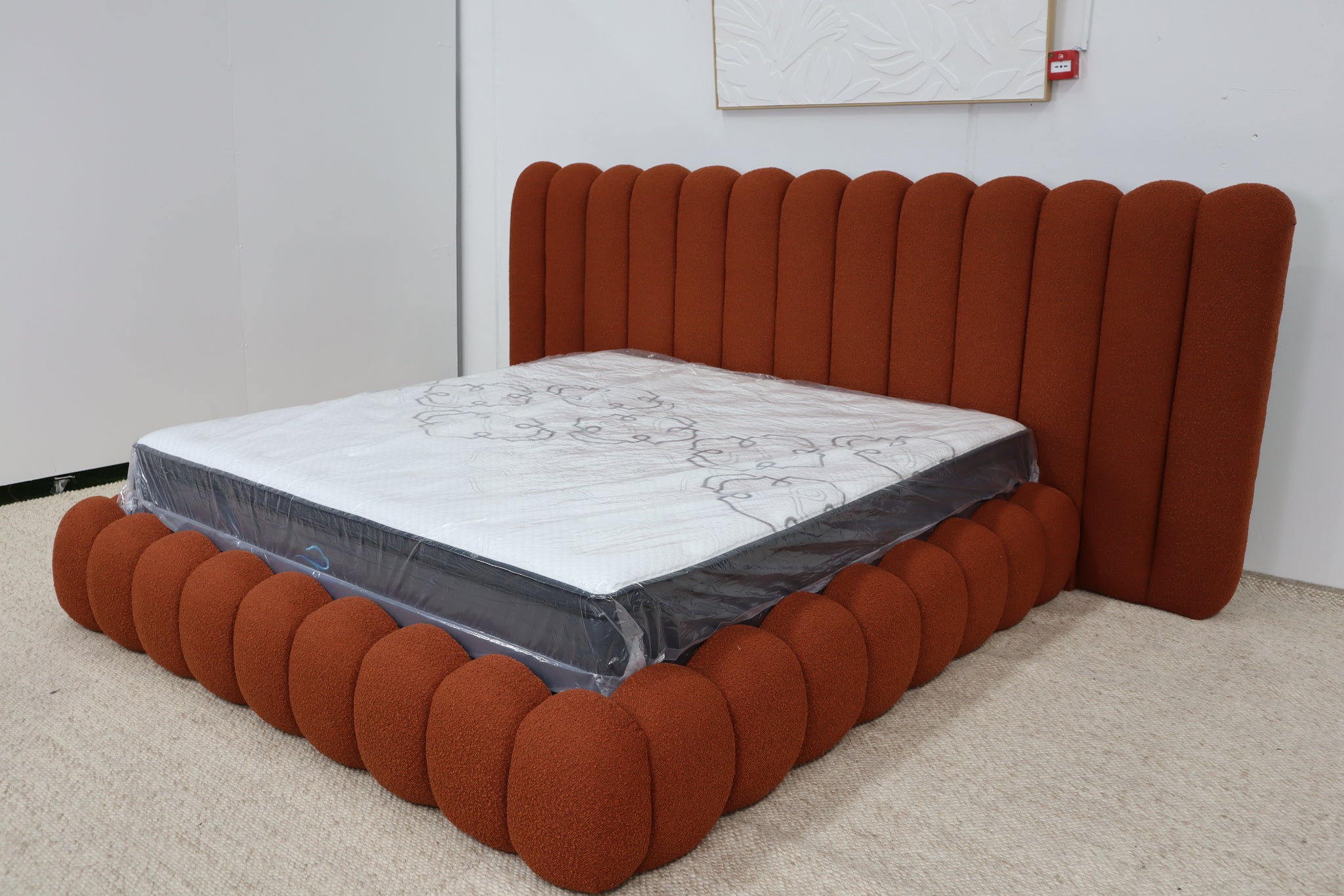 SHAE BURNT ORANGE KING BED