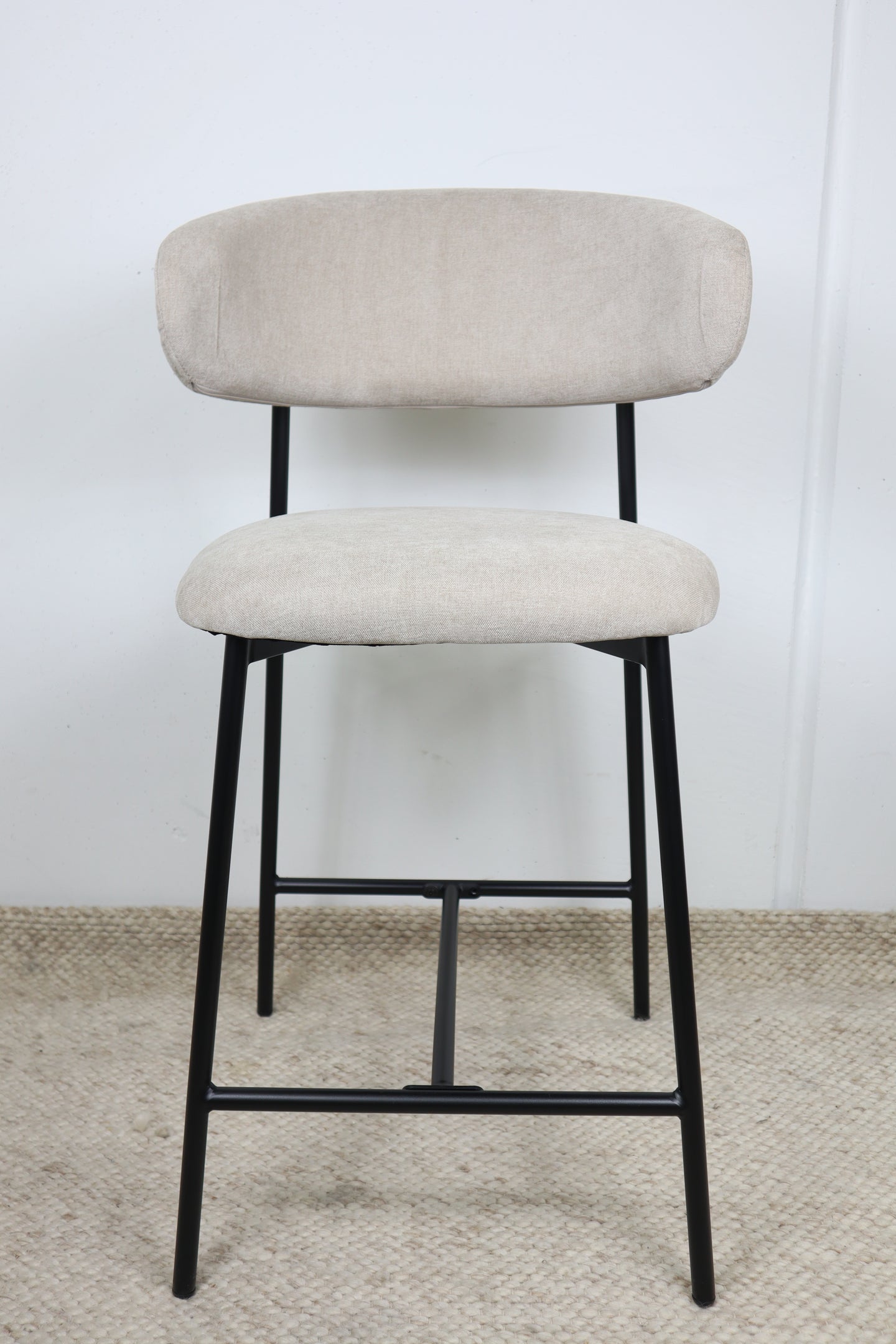 WADE NATURAL FABRIC BAR STOOL