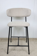 WADE NATURAL FABRIC BAR STOOL