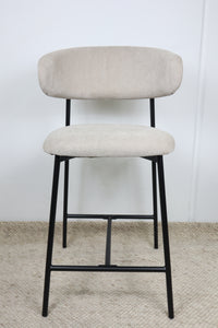 WADE NATURAL FABRIC BAR STOOL
