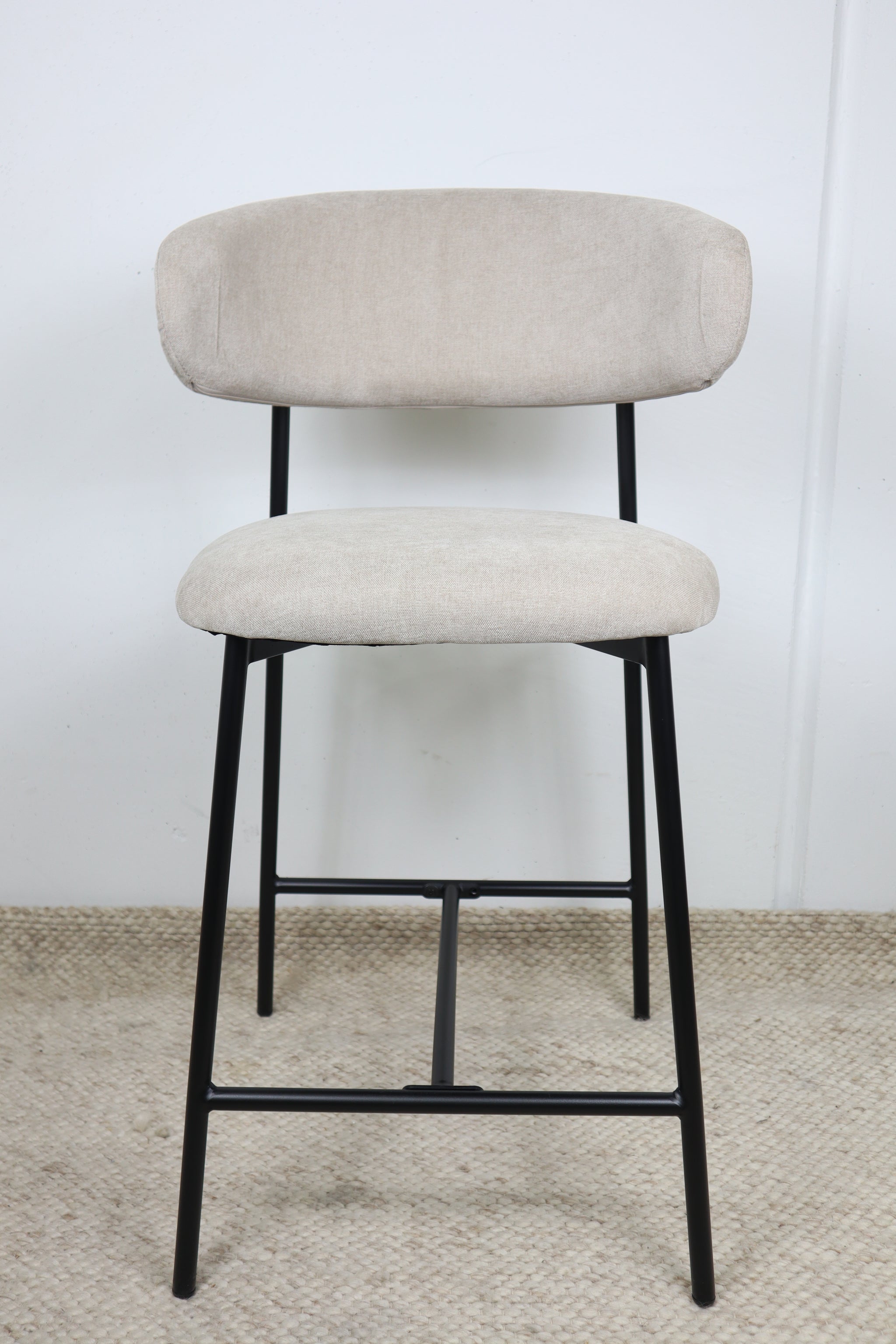 WADE NATURAL FABRIC BAR STOOL