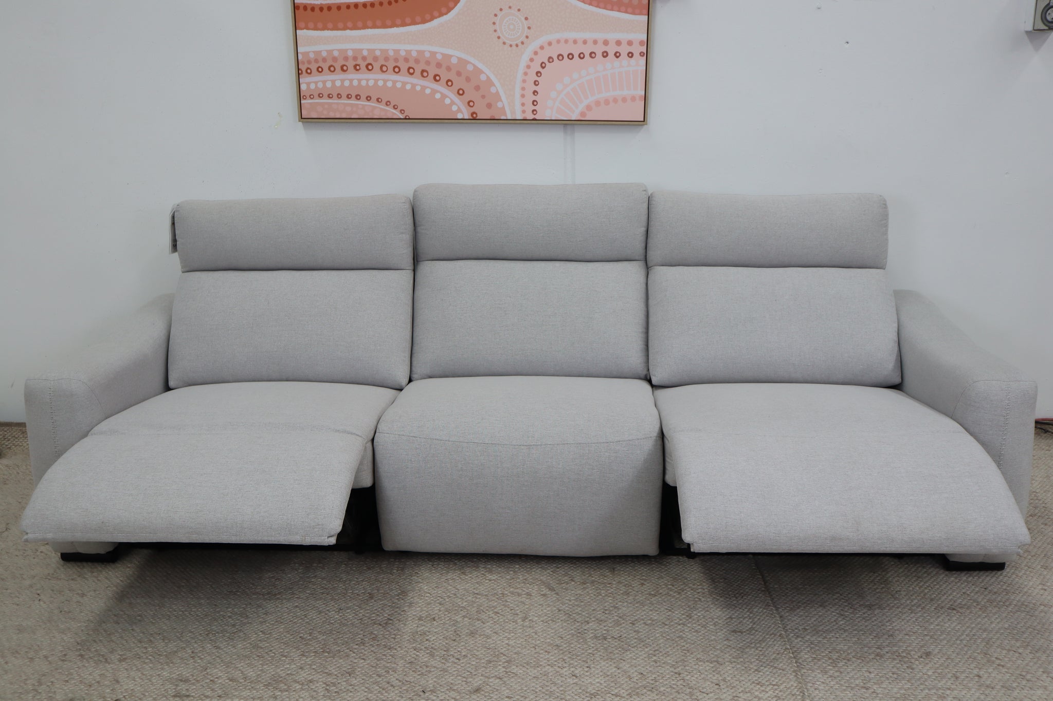 ASPEN LIGHT GREY 3 SEATER