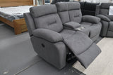 JAMIE DARK GREY FABRIC ELECTRIC 2 SEATER