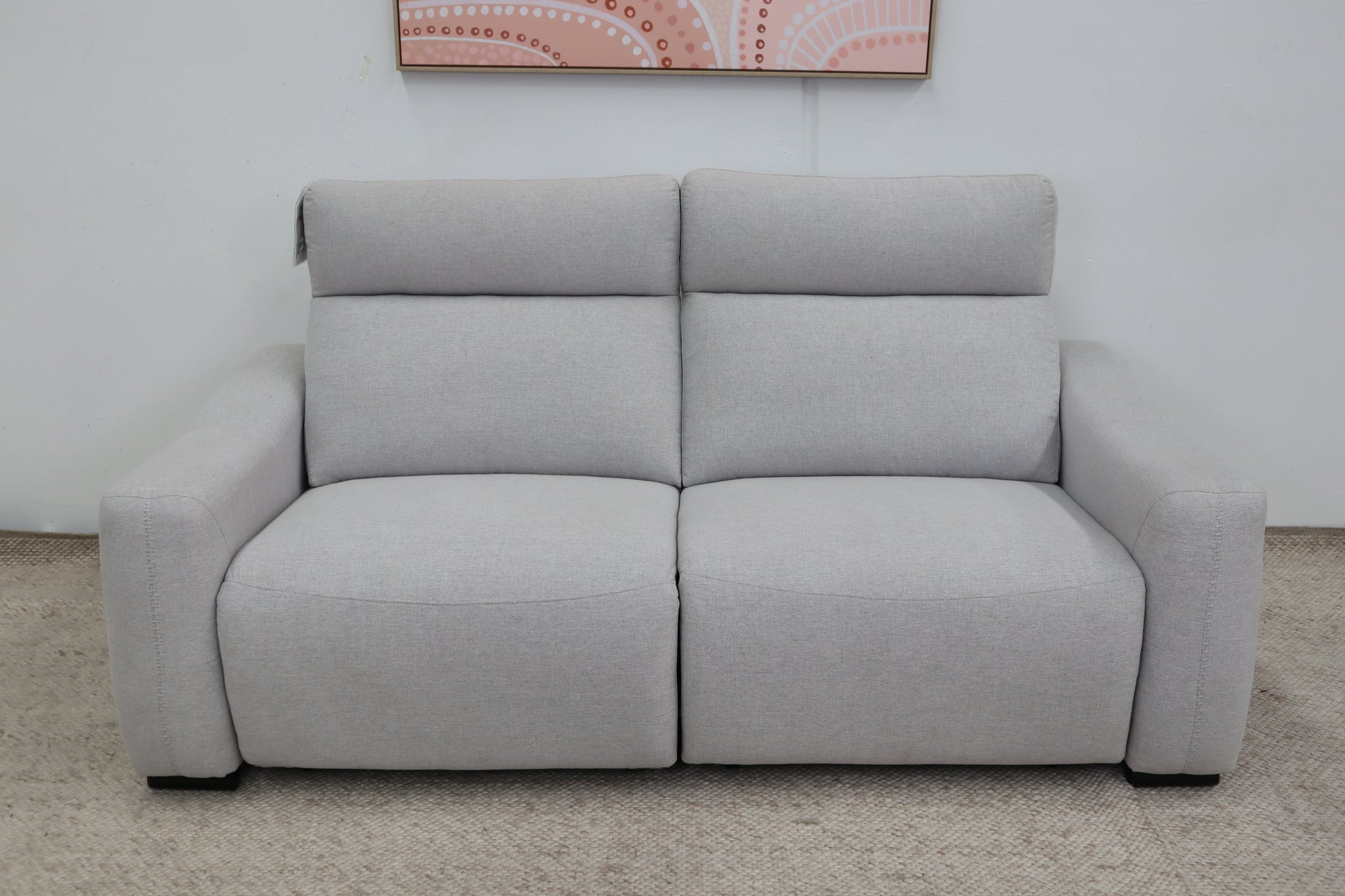 ASPEN LIGHT GREY 2 SEATER