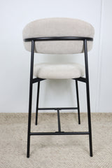 WADE NATURAL FABRIC BAR STOOL