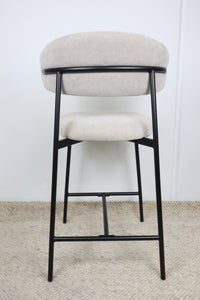 WADE NATURAL FABRIC BAR STOOL