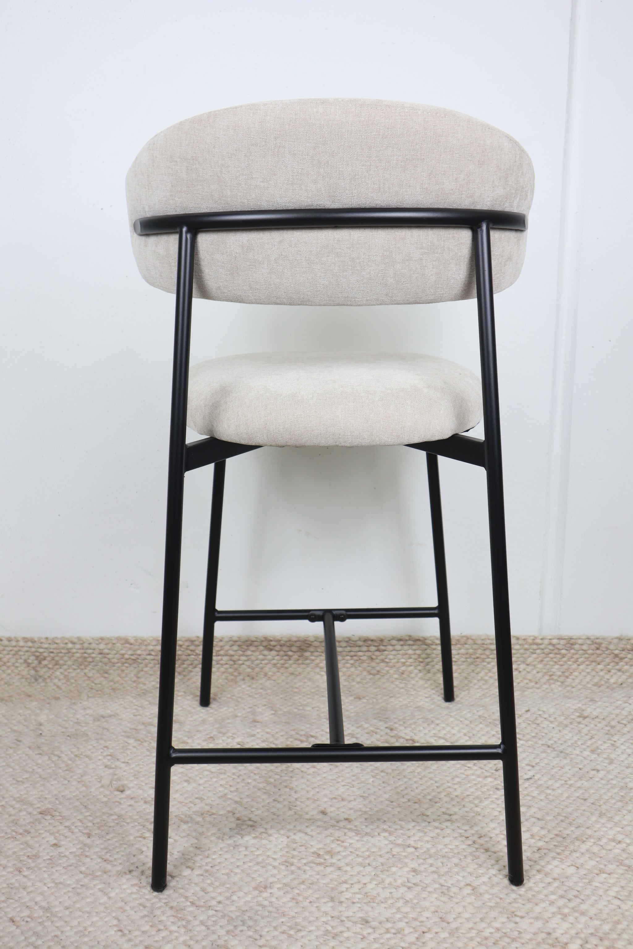 WADE NATURAL FABRIC BAR STOOL