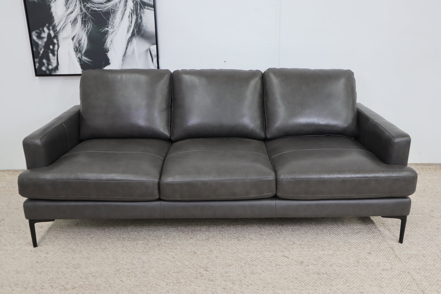JADE GREY 3 SEATER