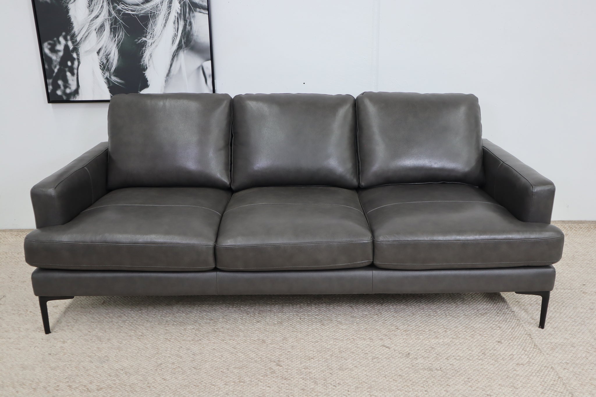 JADE GREY 3 SEATER