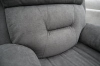 JAMIE DARK GREY FABRIC ELECTRIC 2 SEATER