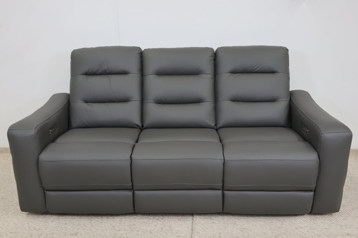 MELBOURNE GREY 3 SEATER
