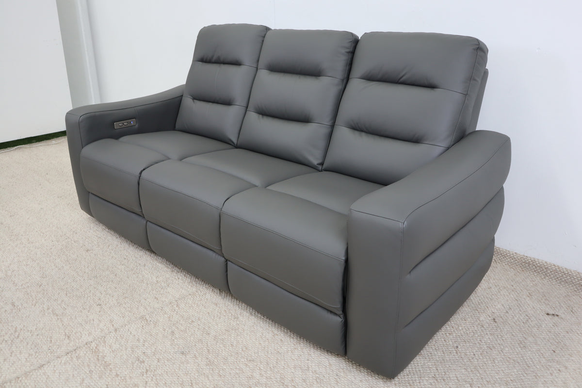 MELBOURNE GREY 3 SEATER