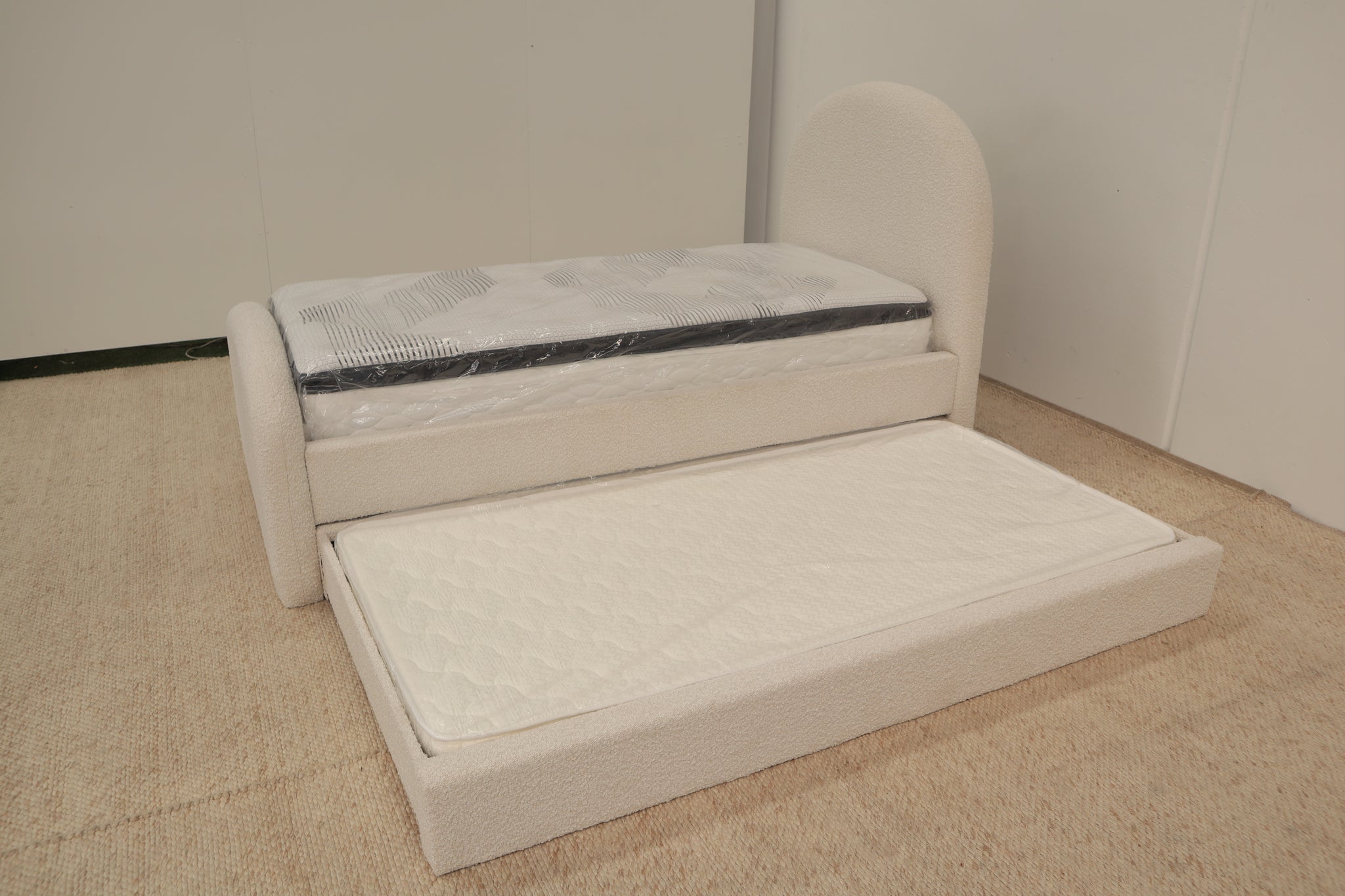 KYLE NATURAL BOUCLE SINGLE BED