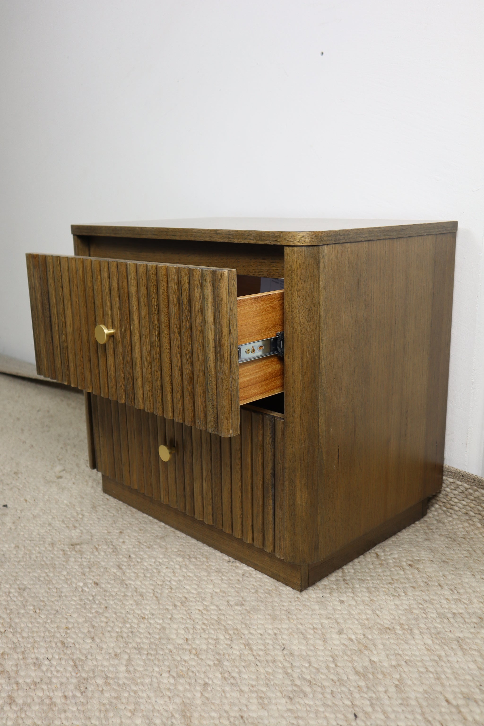 ANNABELLE SMOKE BEDSIDE TABLE