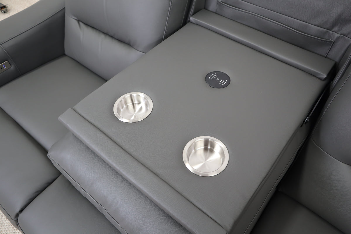MELBOURNE GREY 3 SEATER