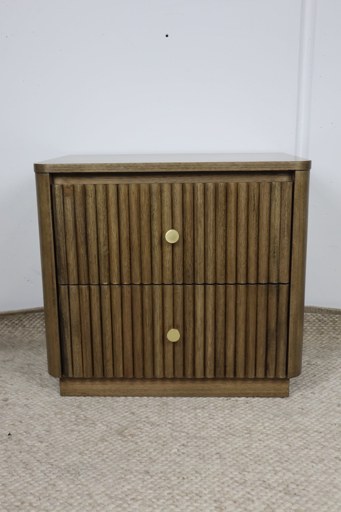 ANNABELLE SMOKE BEDSIDE TABLE