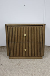 ANNABELLE SMOKE BEDSIDE TABLE