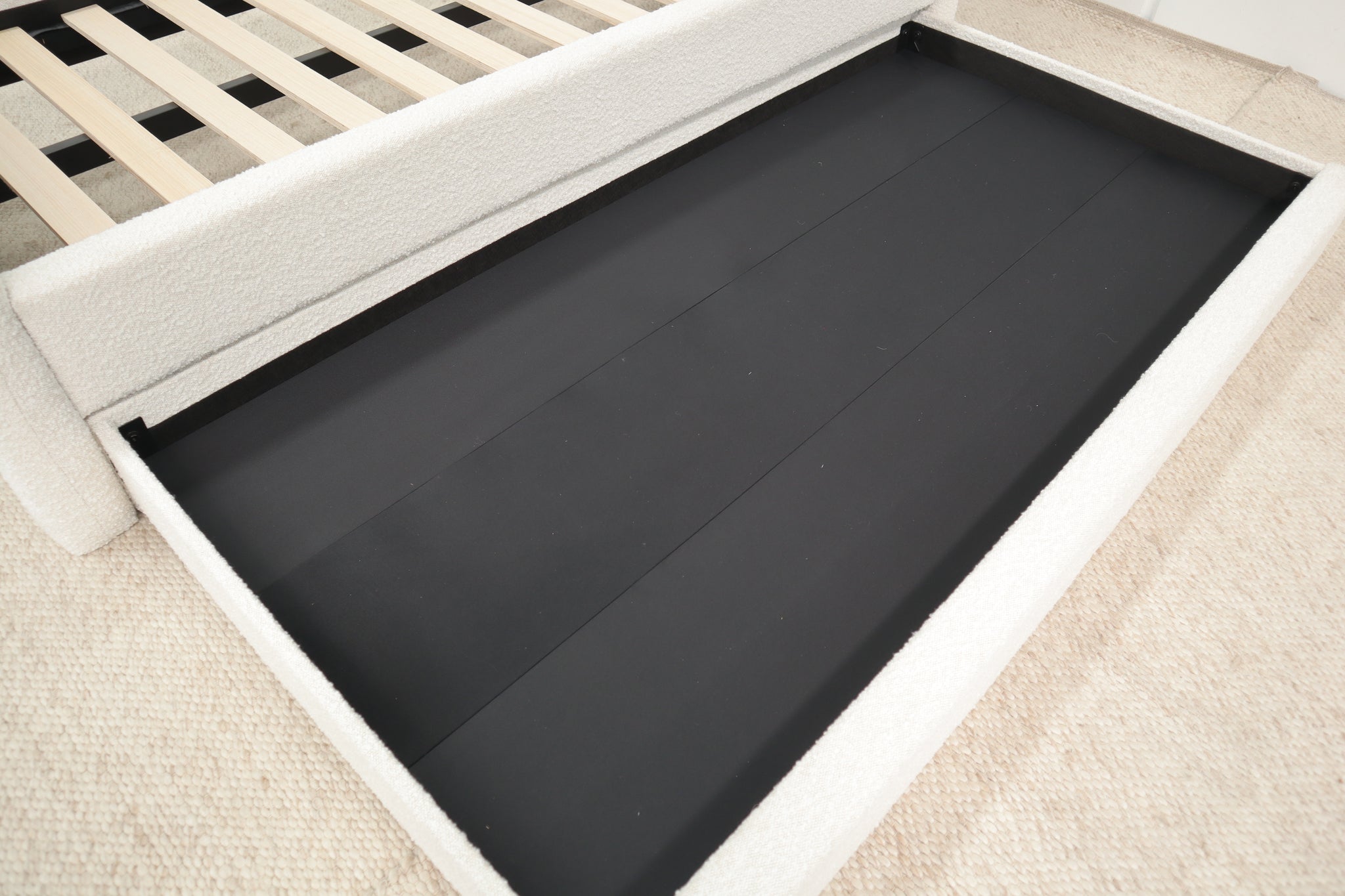 KYLE NATURAL BOUCLE SINGLE BED