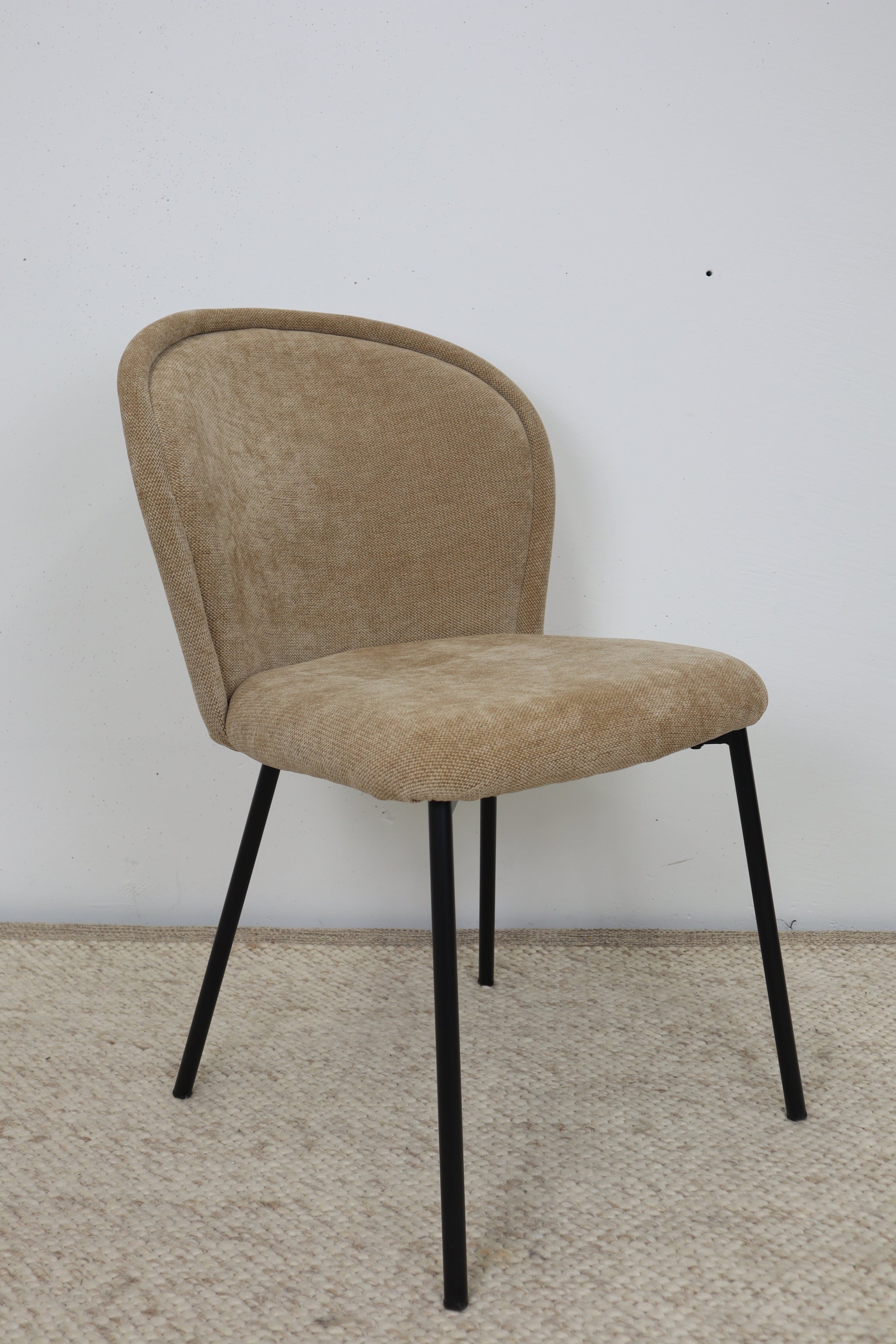 JAY TAUPE FABRIC DINING CHAIR