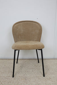 JAY TAUPE FABRIC DINING CHAIR
