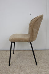 JAY TAUPE FABRIC DINING CHAIR