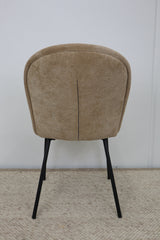 JAY TAUPE FABRIC DINING CHAIR