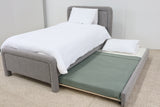 HEMI GREY BOUCLE KING SINGLE BED