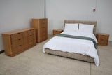 CLAIRE TAUPE DOUBLE BED