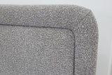 HEMI GREY BOUCLE KING SINGLE BED
