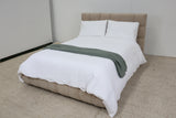 CLAIRE TAUPE DOUBLE BED