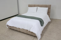CLAIRE TAUPE DOUBLE BED