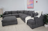 SCARLETT N6 DARK GREY CORNER LOUNGE SUITE