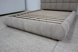 CLAIRE TAUPE DOUBLE BED